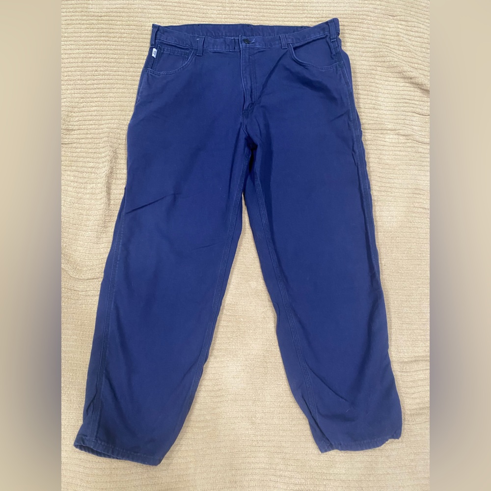 Carhartt fire resistant pants. Blue size 40x30